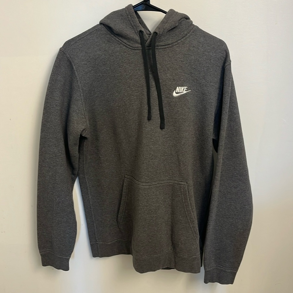 Grey Men’s Nike Hoodie Medium - Good